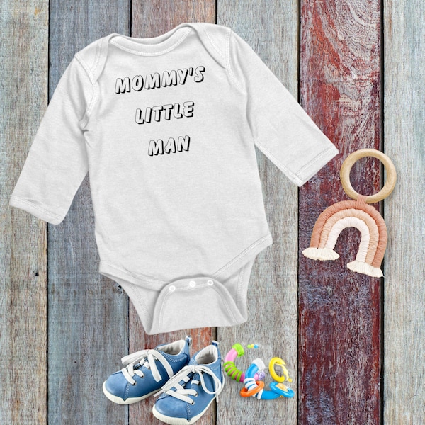 Little Man Bodysuit Etsy