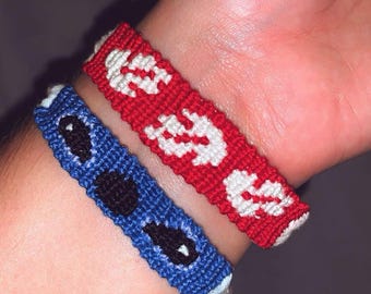Lilo and Stitch string Friendship bracelets