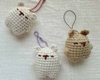 Crochet Mini Bear Keychain, Crochet Bear, Crochet Keychain, Cute Keychain, Cute Gift