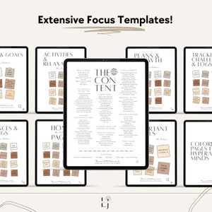 With extensive focus templates, like 'activities and relaxation', 'home/household pages', coloring pages and more.