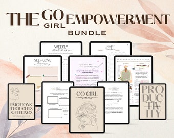 Empowerment Bundle, Go Girl Guide, Productivity Planner (Digital Download)