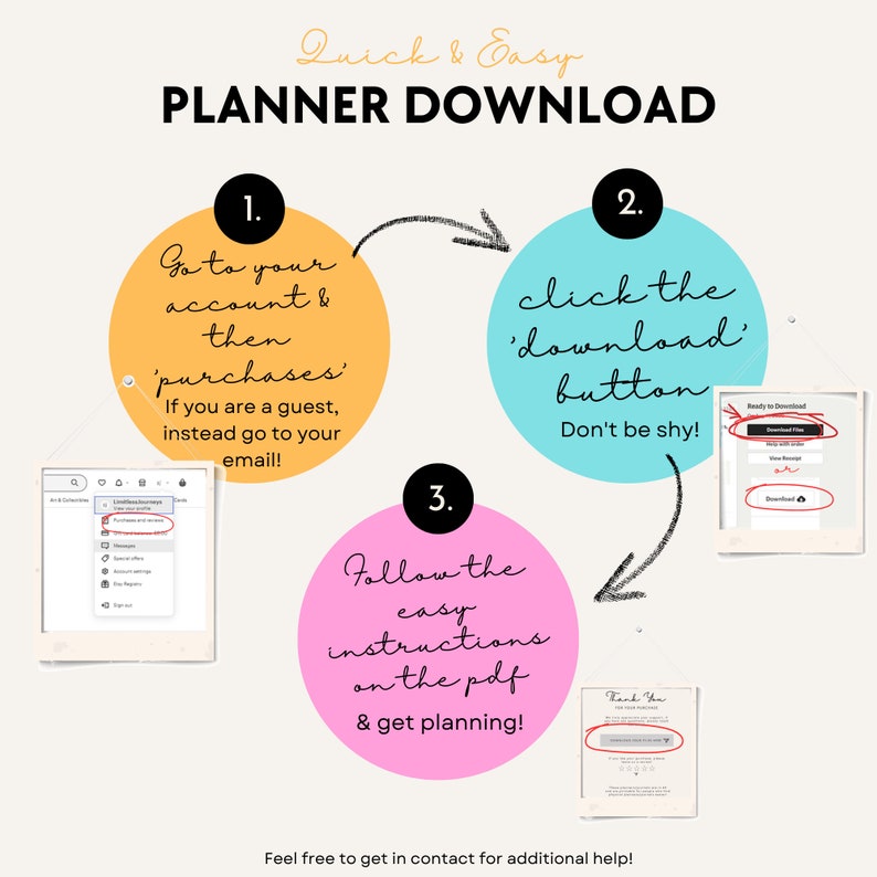 Once you purchase the digital download, you will gain instant access to a pdf with a link to the ADHD planner.