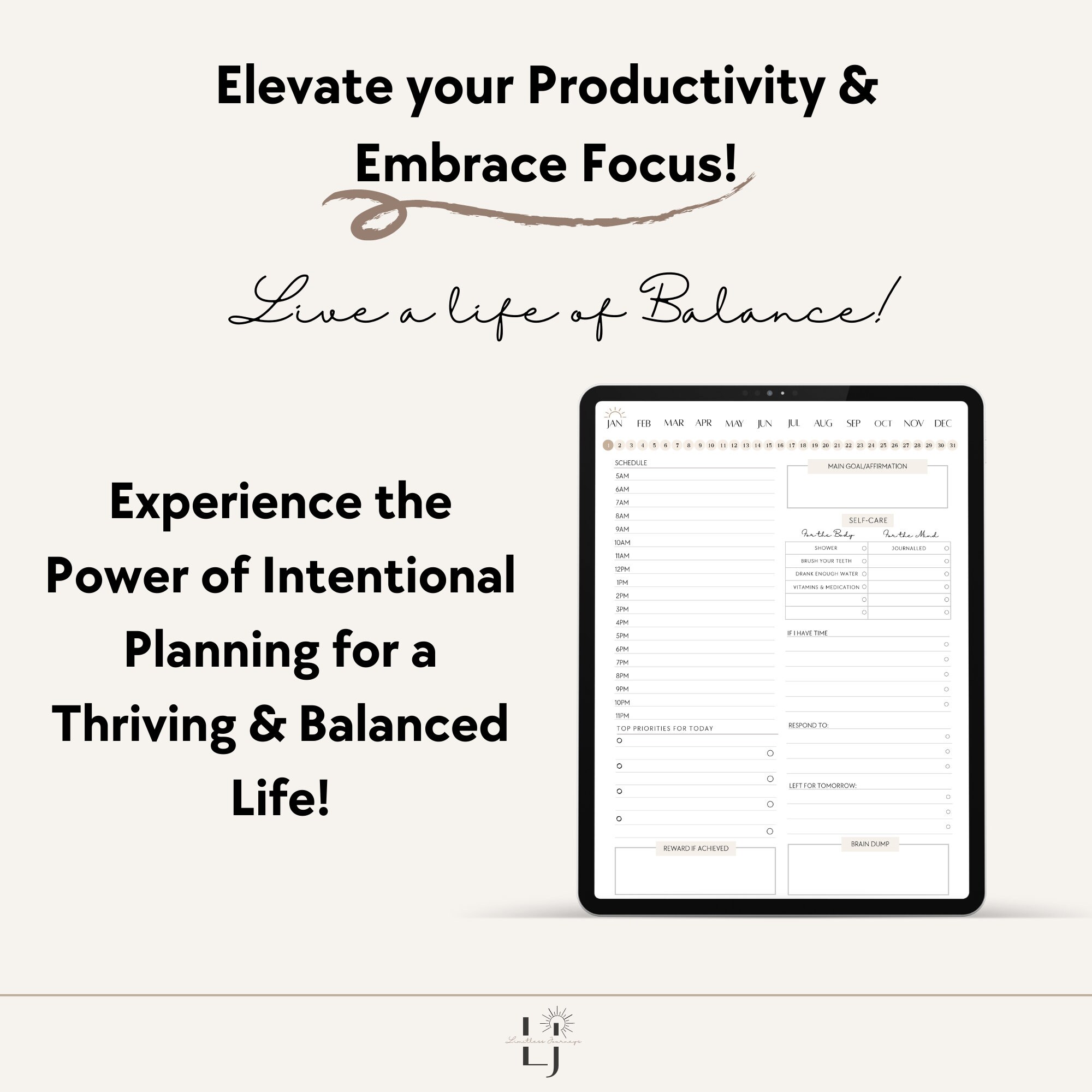 ADHD Planner ADHD Digital Planner Printable Daily Planner Etsy UK