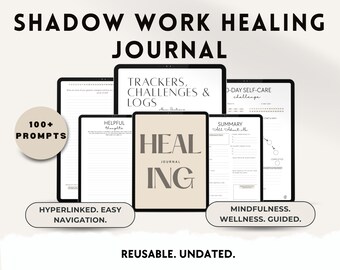 Shadow Work Healing Journal, Wellness & Mindfulness (Digital)