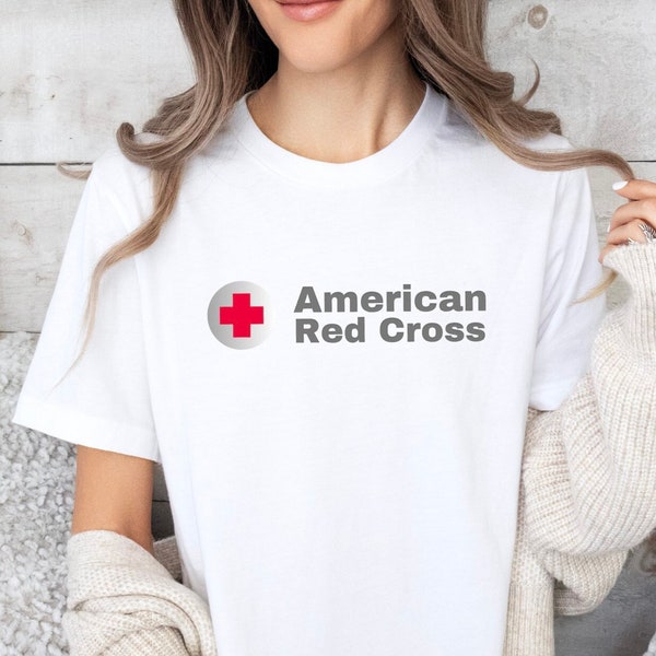 American Red Cross Month Shirt, Red Cross Shirt, Solidarity Shirt, American Red Cross Tank Top, Medical Shirt, Red Cross V-Neck Shirt Gift