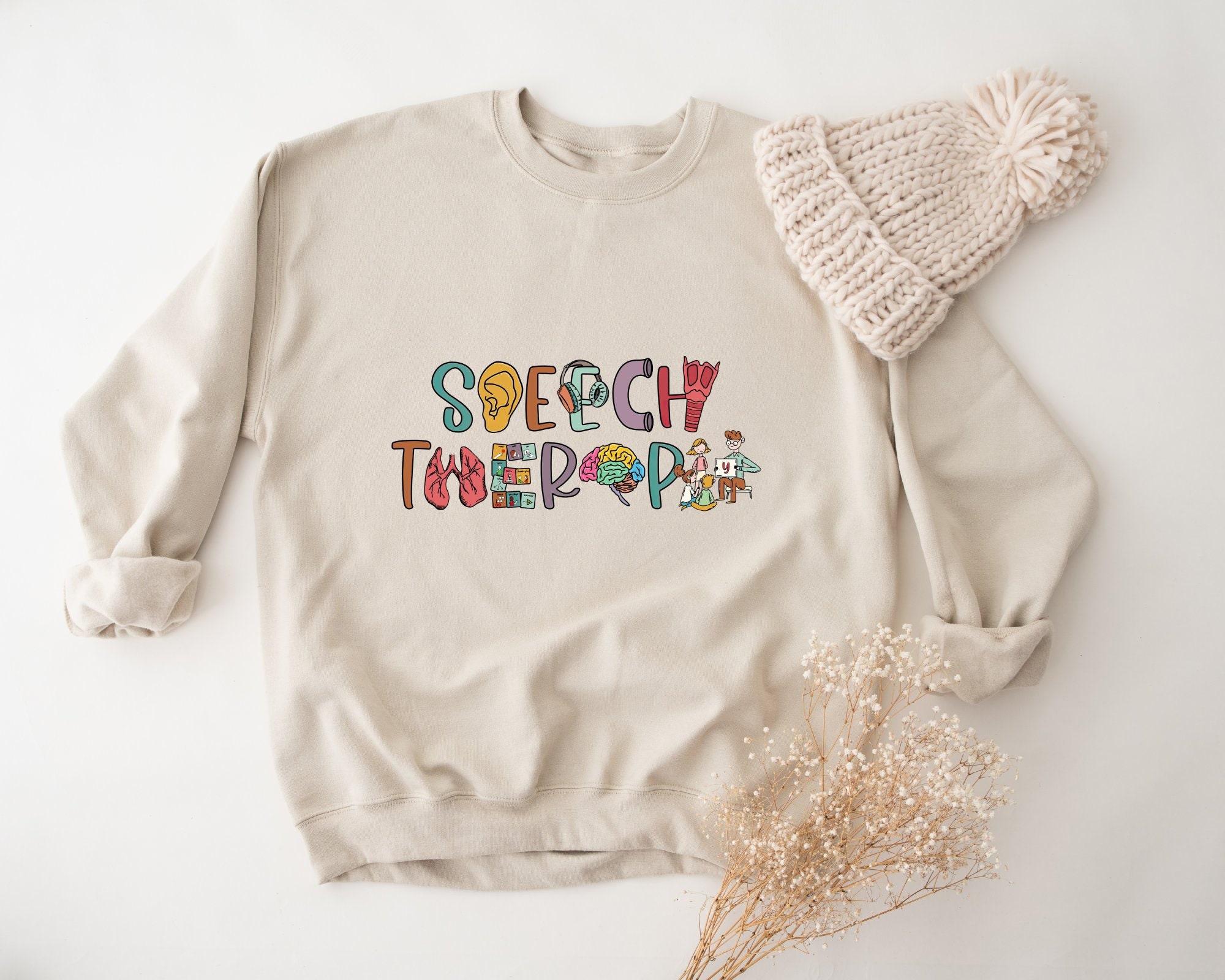 Discover Speech Language Pathologist, Speech Therapy Sweatshirt, Speech Therapist Crewneck Sweatshirt, Speech Therapist Shirts, Speech Therapist Gift