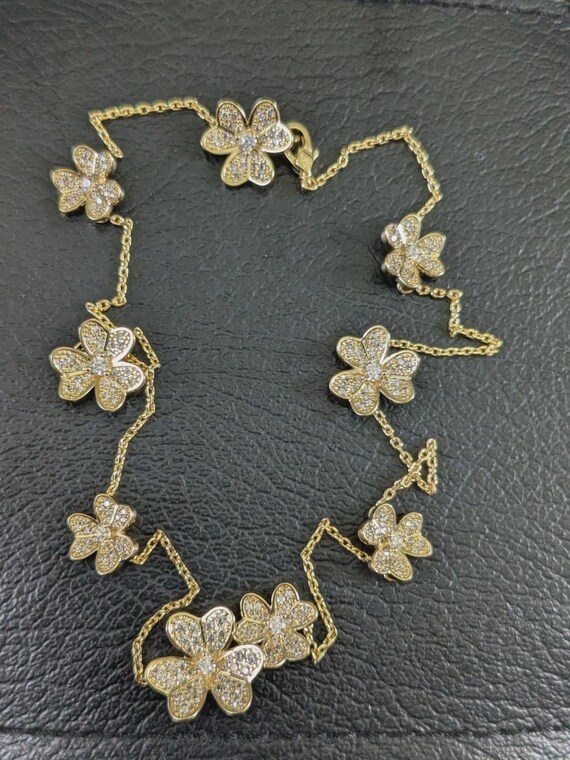 Van Cleef Frivole Gold Necklace Replica