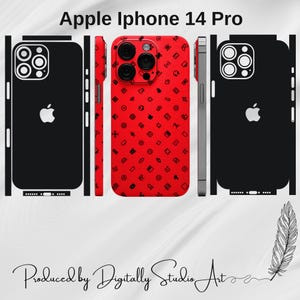 iPhone 14 Pro Skin Template, Vector Cut File, Vinyl Wrap Cutting Template, Svg Files For Cricut or Silhouette