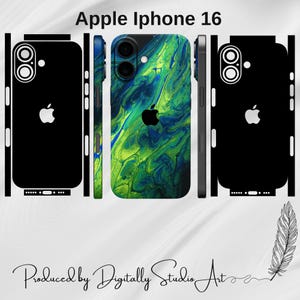 iPhone 16 Skin Template, Vector Cut File, Vinyl Wrap Cutting Template, Svg Files For Cricut or Silhouette