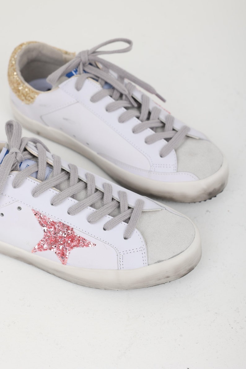 Golden Goose Rose/Gold Sneakers for Women zdjęcie 6