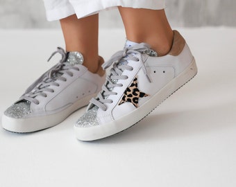 Golden Goose Leoparden-Sneaker für Damen