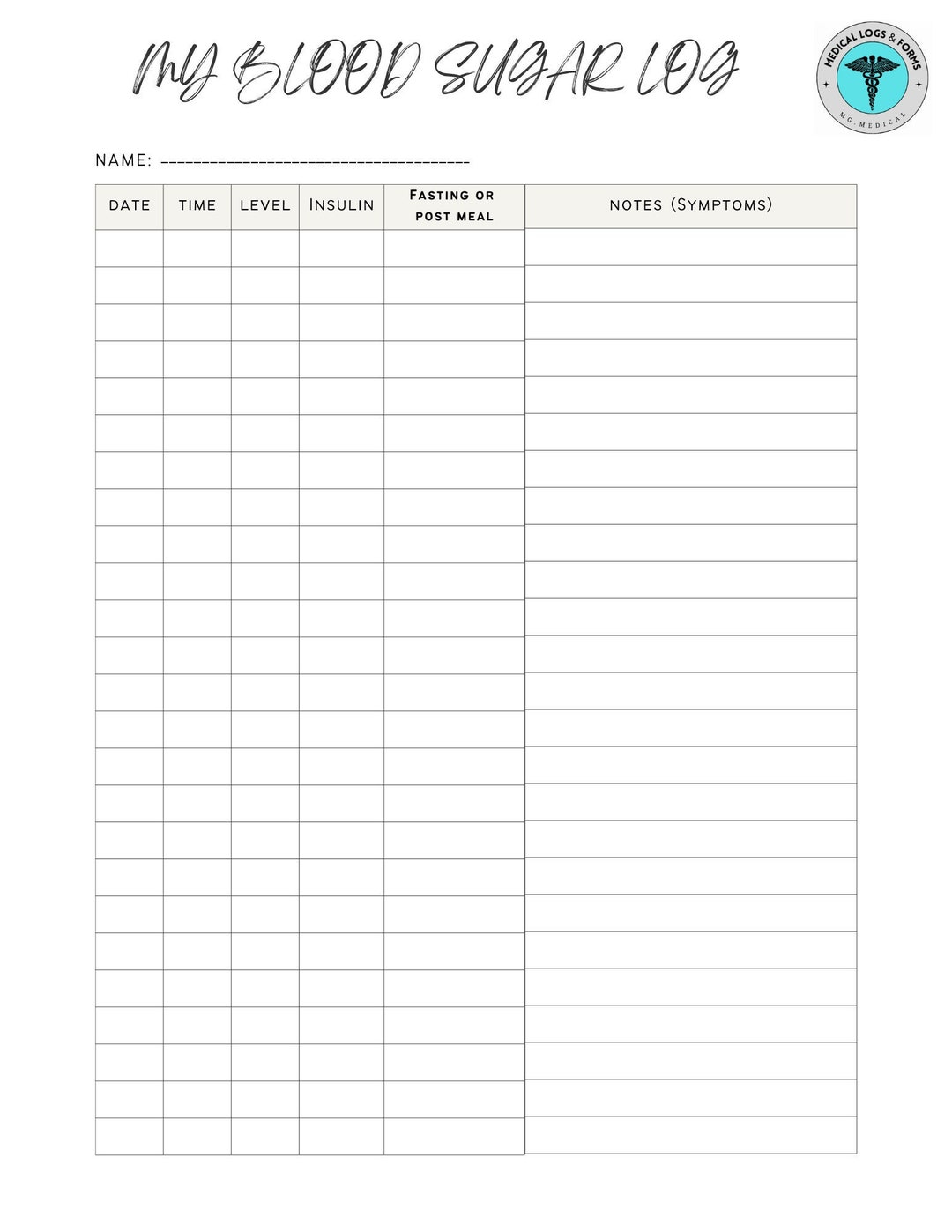 My Home Blood Sugar Log Etsy my-home-blood-sugar-log-etsy