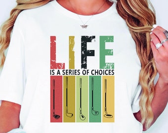 Golf Gift Shirt, Golf T-Shirt, Golf Clubs Shirt, Golf Shirt, Men&#39;s Golf Gift, Dad T-Shirts Gifts, Golf Ball Tees, Par Tee, Gifts For Golfers