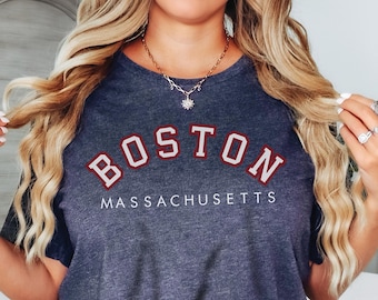 Boston Tshirt, Boston Travel Gift, Boston Vacation Gift, Boston Student Gift, Boston Massachusetts Shirt, Boston Shirt,  Boston Shirt