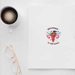 OBGYN Resident at Your Cervix Sticker Cute Obstetrics and - Etsy