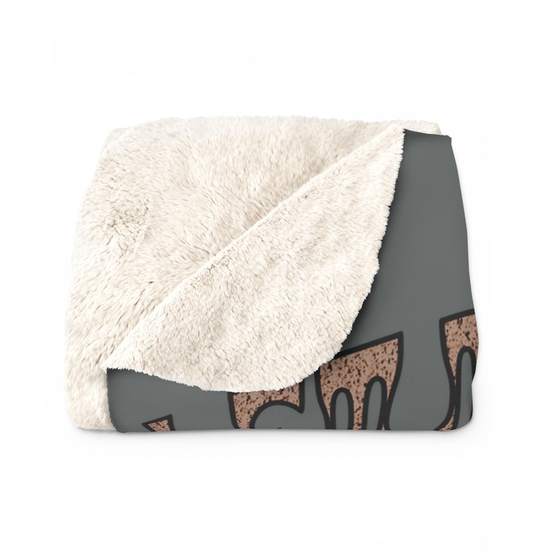 Grateful Dead "Ripple" Inspired Sherpa Fleece Blanket, Dorm Room Decor, Van Life, Camper Gear, Jam Band Fan Gift image 5