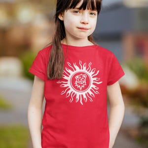 Grateful Dead Kid&#39;s Happy Sun and Bear Shirt, Deadhead Kid, Gift for Young Fan of Grateful Dead, Concert Shirt