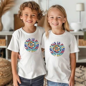 Grateful Dead Kid&#39;s Dancing Bear Shirt, Deadhead Kid, Gift for Young Fan of Grateful Dead, Concert Shirt