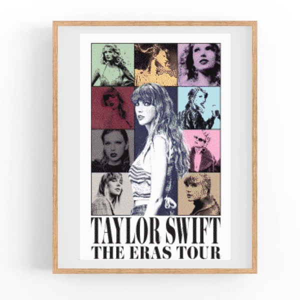 Taylor Swift Eras Tour Cross Stitch Pattern