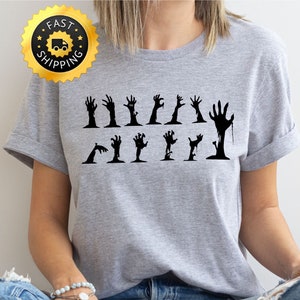 Halloween Zombie Hands Shirt, Zombie Fingers shirt, Halloween Zombie Gift, Zombie shirt, Funny Halloween Shirt, Halloween Zombie Party Shirt