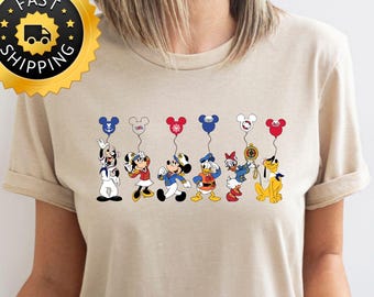Disney Mickey And Friends Cruise balloons shirt, Disney Cruising Crew Tee, Family Vacation Tee, Disney Cruise Trip shirt, Disney Trip shirt