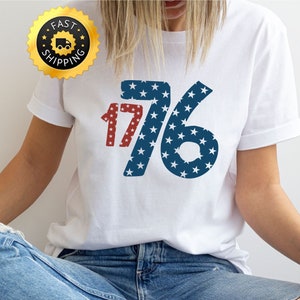 1776 America Shirt, Retro 1776 Shirt, 4th of July Shirt, Fourth of July T-Shirt, Patriotic Shirt, Independence Day Shirt, 1776 Usa Flag Tee
