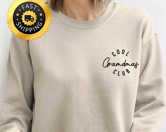Sudadera Cool Grandmas Club, regalo del Día de la Madre, sudadera con capucha para la mejor abuela, camiseta de bolsillo para la abuela, regalo para la nueva abuela, regalo para la abuela de Children's