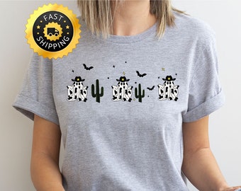 Shirt koe Halloween, leuk Halloween-shirt, shirt Halloween cadeau, shirt grappig koe, shirt Halloween cowboy koe, shirt beste Halloween koe cadeau