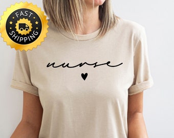 Heart Nurse Shirt, Heart Nurse Shirt, Cute Nurse Gift, Nurse week Shirt, Cute Nurse T-Shirt, Registered Nurse Shirt, Super Nurse Gift