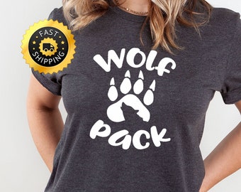 Camiseta estampada a juego para toda la familia Wolf Pack