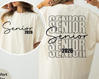 Comfort Colors Senior 2026 Shirt, Graduation Gift