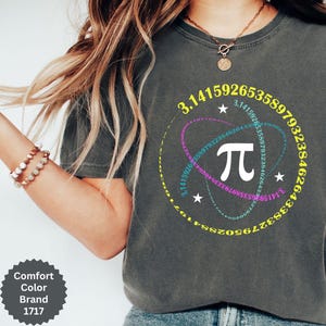 Comfort Colors® Pi Day Shirt, Happy Pi Day shirt, Math Lover Shirt, Pi Symbol Tee, Pi Number shirt, Gift For Math Teacher, math Symbol Shirt