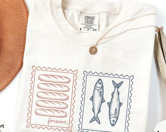 Comfort Color® Fisherman Aesthetic Christian Shirt, Religious Shirt, Faith Christian T-Shirt, Inspirational Shirt, Jesus Bible Verse Tee