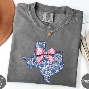 Comfort Colors Texas Shirt, Floral State Coquette Texas Shirt, Texas Lover Shirt, Texas Floral Map, Wildflower Texas Tee, Home State Texas