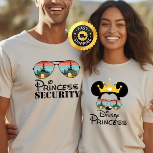 Disney Princess Security Shirt, Disney Protection shirt, New Dad Shirt, Dad Gift from his Daughter, Disney Family Shirt, Funny Security Tee