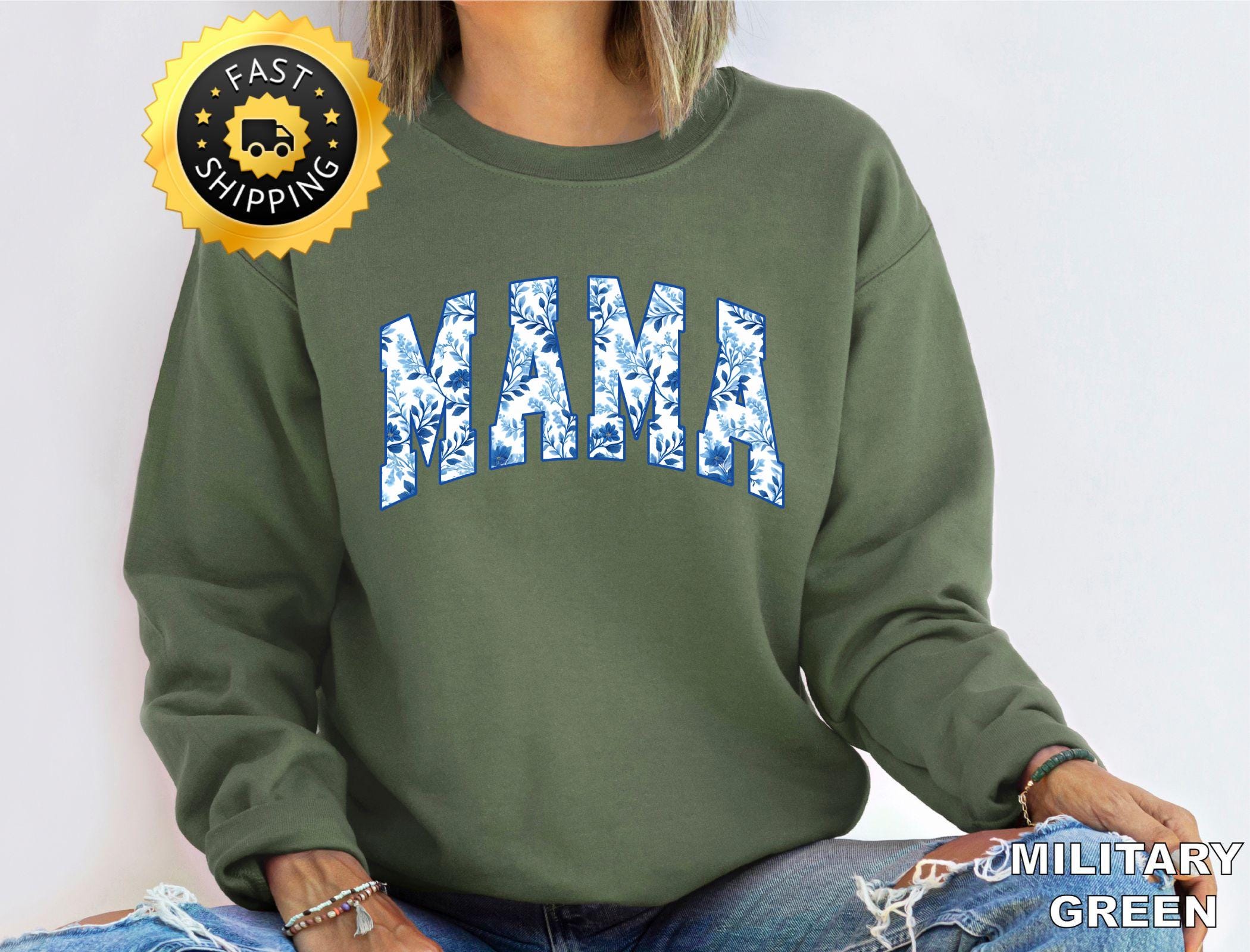 Floral Mama Sweatshirt, Chinoiserie Print, Mother's Day Gift - Etsy