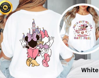 Disney Minnie And Daisy Summer Vacation Shirt, Girls Just Wanna Have Sun, Besties Shirt, Girls Just Wanna Have Fun Shirt, Disney Summer Tee