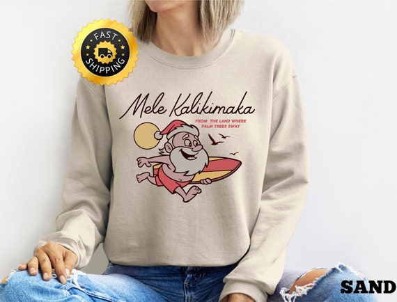 Mele Kalikimaka Hawaiian Christmas Surfing Santa Funny Gift T-Shirt Mele Kalikimaka Hawaiian Christmas Surfing Santa Funny Gift T-Shirt