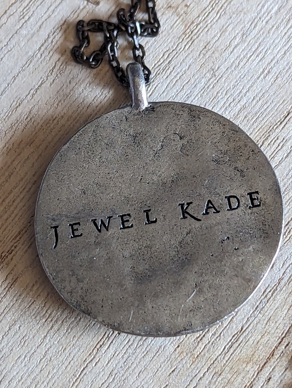 Vintage Jewel Kade Peacock Pendant Necklace Gem