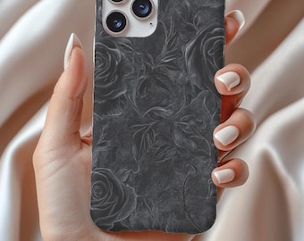 Black Wild Roses Phone case | Tough Case  iPhone 17 16 15 14 13 12 11 11 Pro