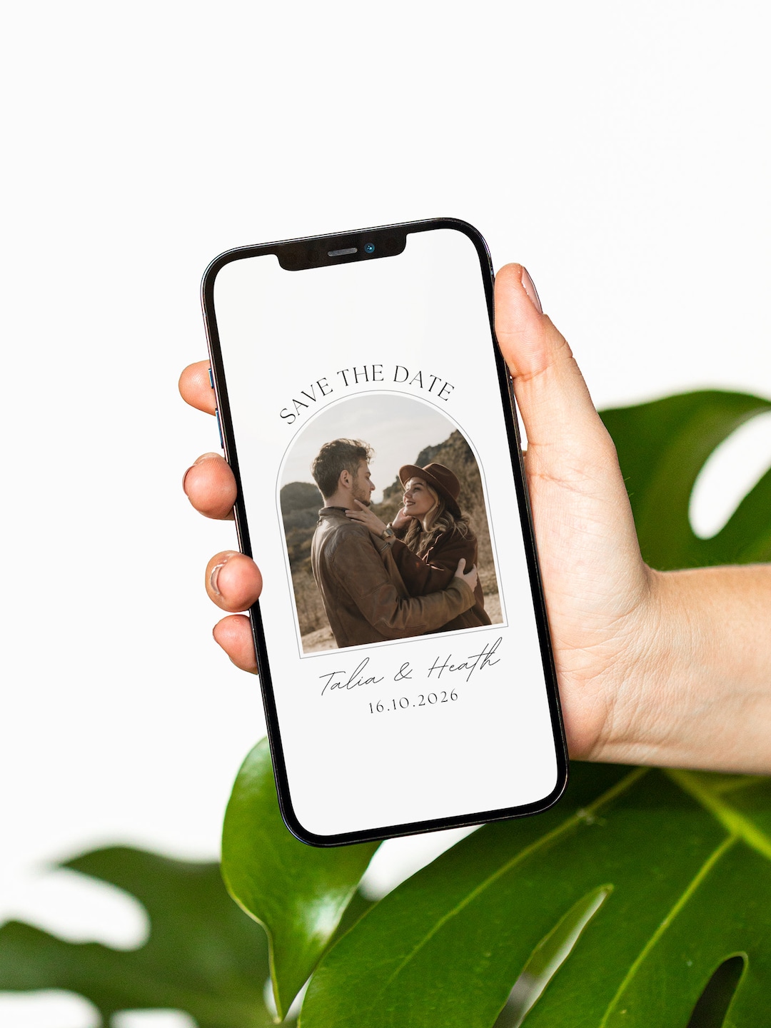 Save the Date Einvite Template, Digital Invite, Electronic Save the