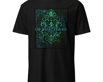 Of The Trees T-Shirt - Abstract Gothic Floral Style Streetwear