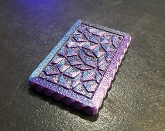 Moneda antiestrés Galaxy Multicolor - Losa sensorial texturizada, alivio de la ansiedad