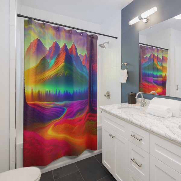 Grateful Dead Shower Curtain Etsy