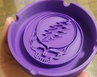 グレイトフル・デッド 灰皿 タバコ/ジョイント 頑丈 耐久性 マゼンタ