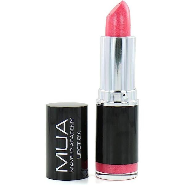 MUA Make Up Academy Lipstick Shade 12 Pink Satin Lip Colour Stick Vegan Make Up Cosmetics