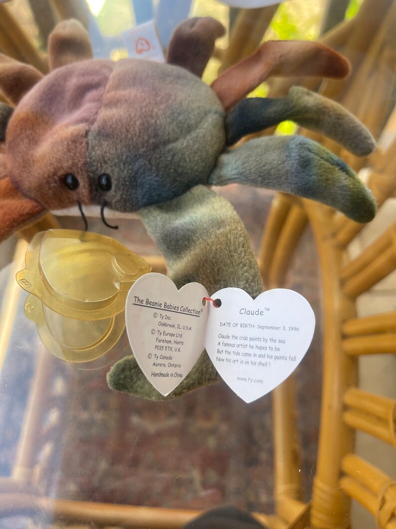 Rare Claude the Crab 1996 Etsy