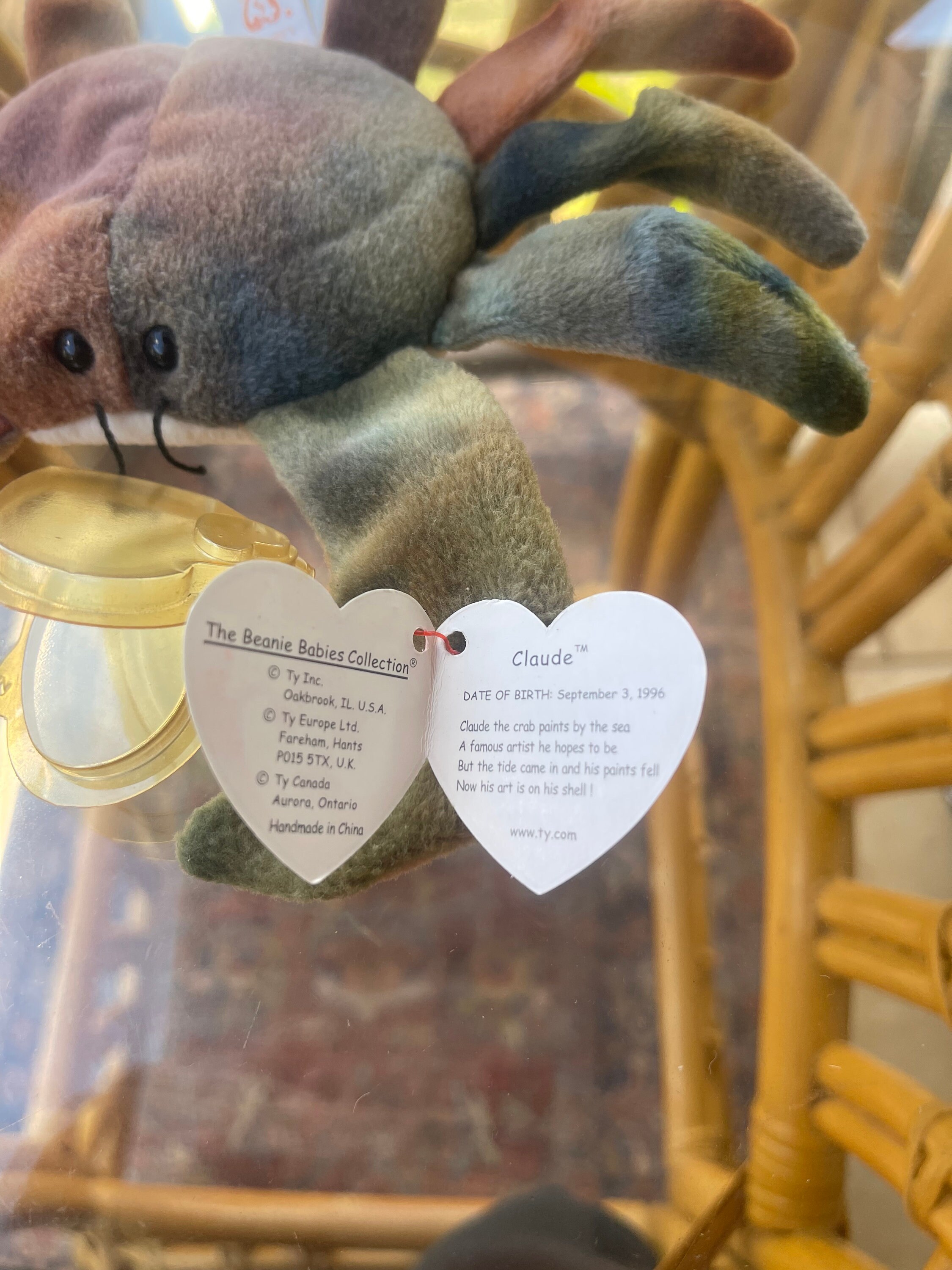 Rare Claude the Crab 1996 Etsy