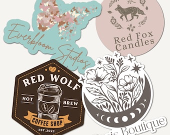 Custom Logo Stickers: Waterproof Vinyl Decals for Business Branding