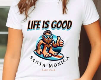Life is Good T-shirt Design, Colorful Unisex T-Shirt Graphic, Fun Summer Design Tee,